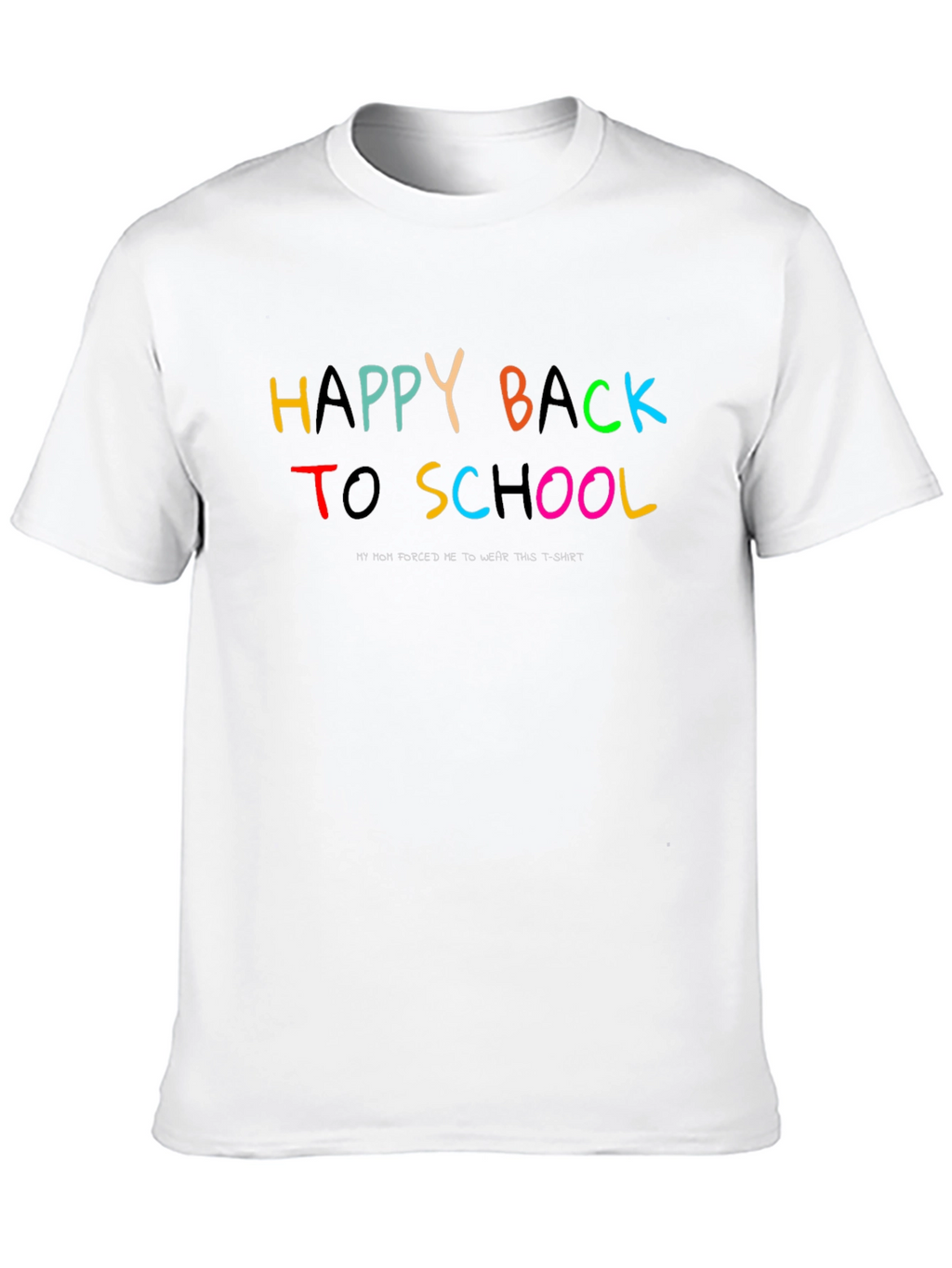 Happy Back to School Black T-Shirt