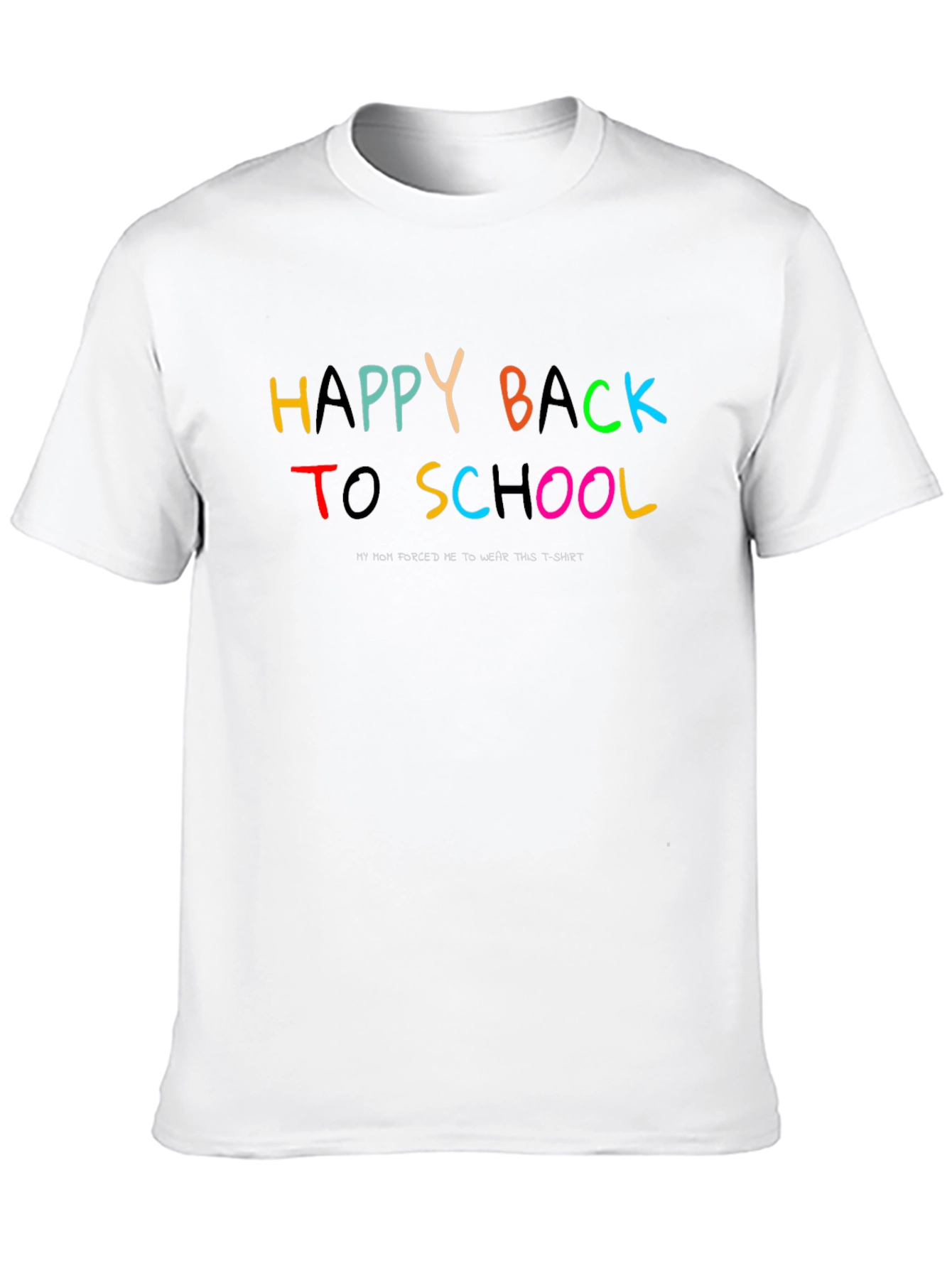 Happy Back to School Black T-Shirt