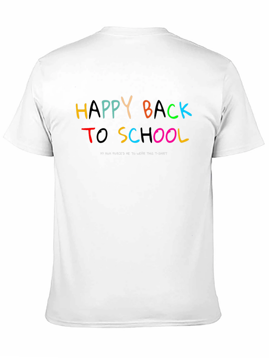 Happy Back to School Black T-Shirt