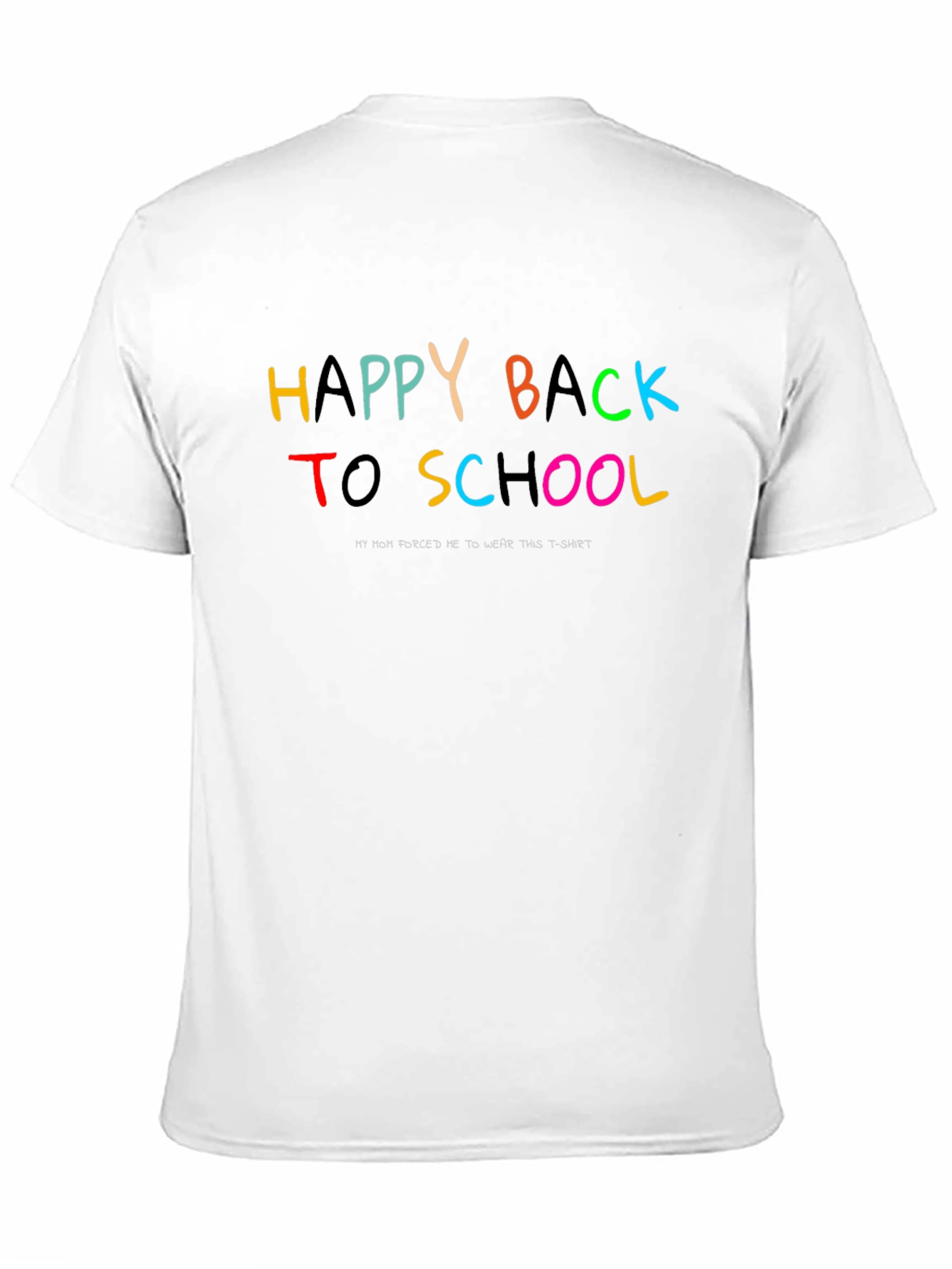Happy Back to School Black T-Shirt
