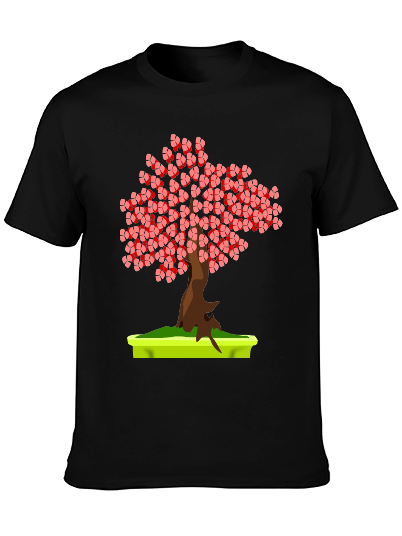 Bonsai Tree Graphic Tee - Unique Stylish Casual Wear