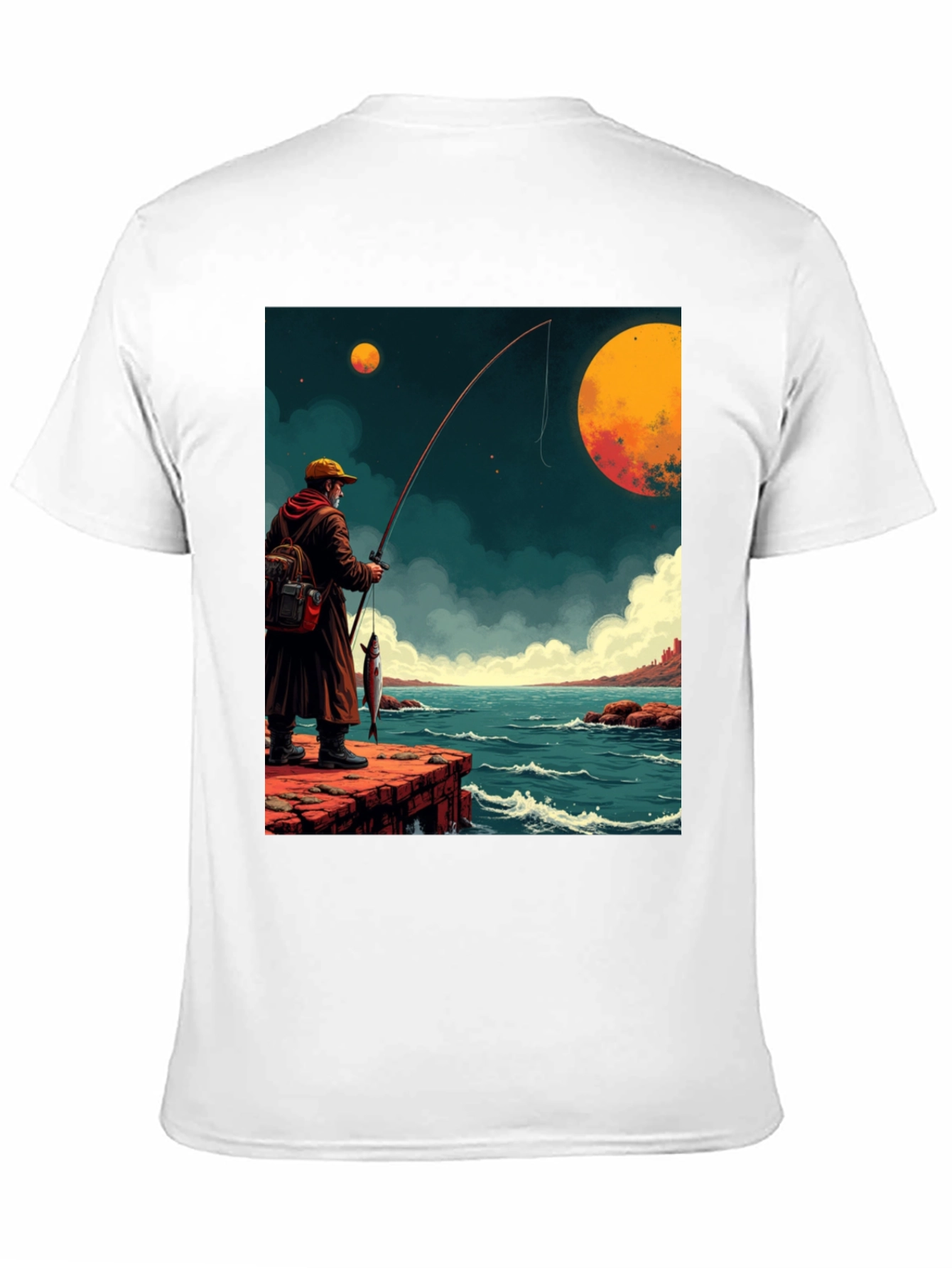 Retro Fishing Graphic Tee