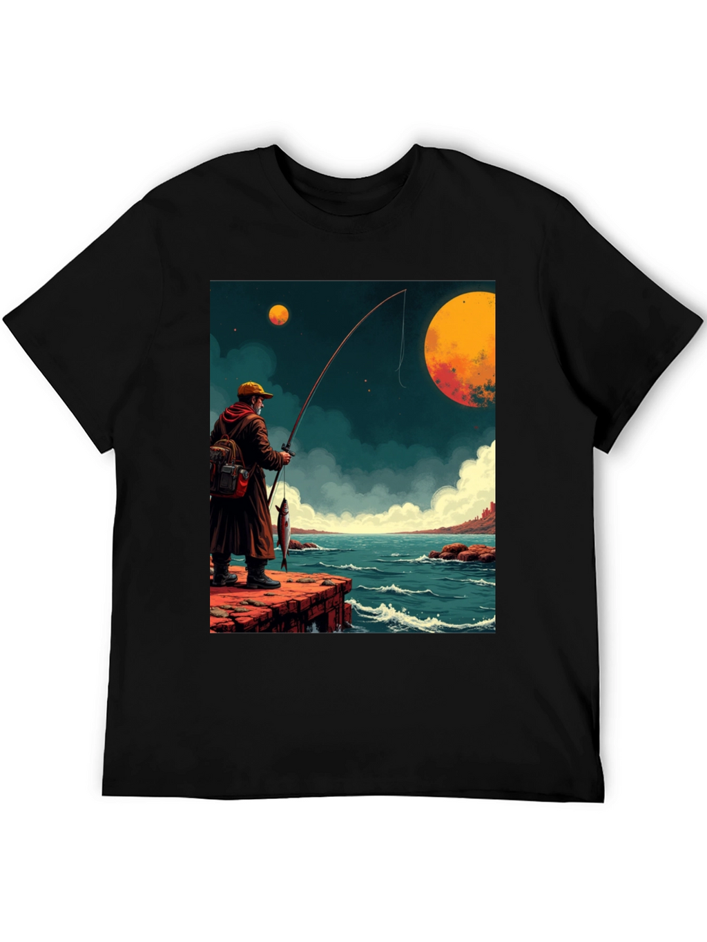 Retro Fishing Graphic Tee