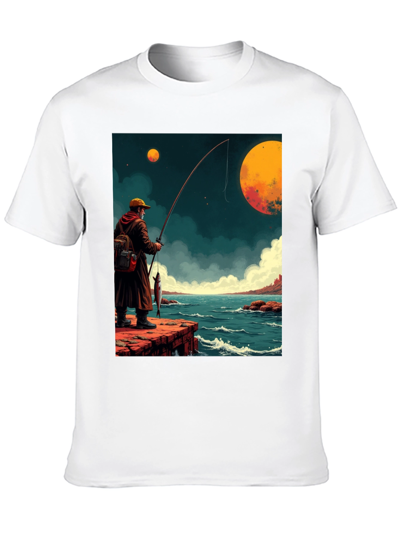 Retro Fishing Graphic Tee