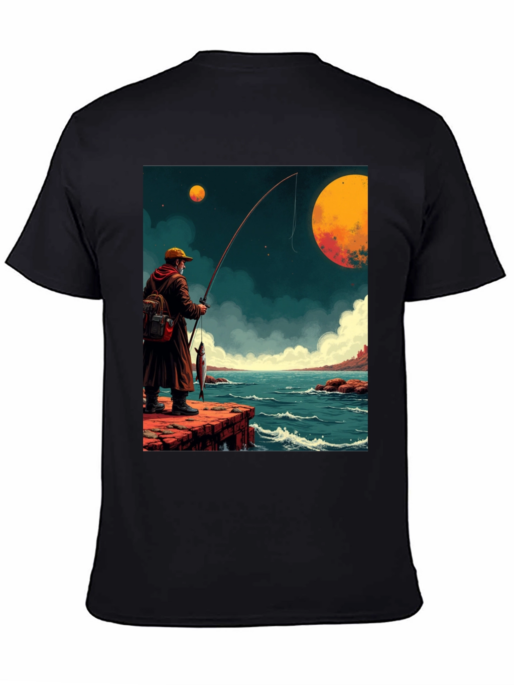 Retro Fishing Graphic Tee