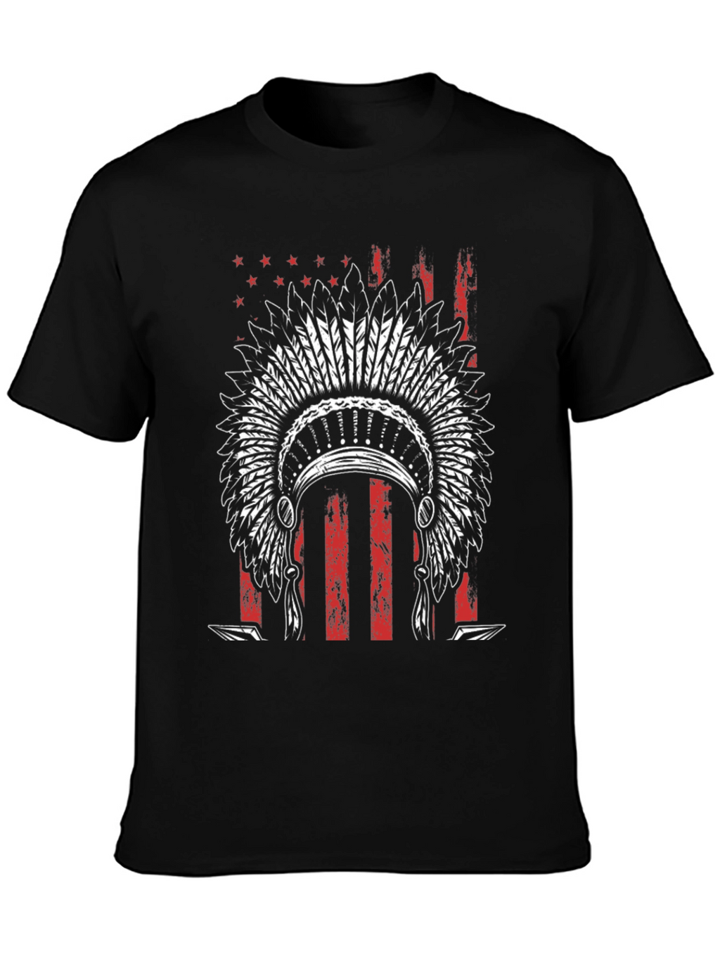 Native American Chief Headdress T-Shirt