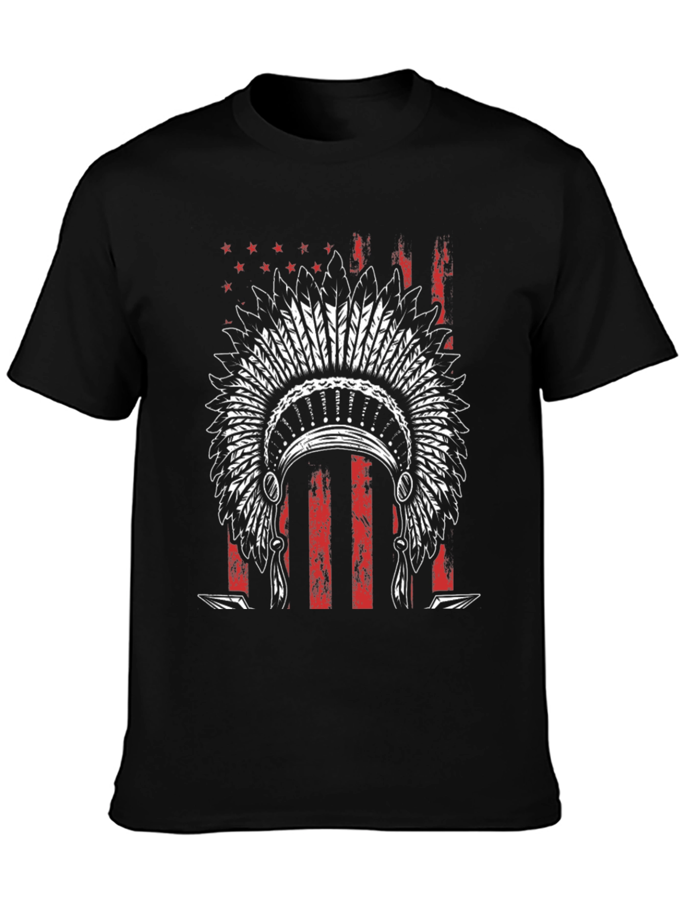 Native American Chief Headdress T-Shirt