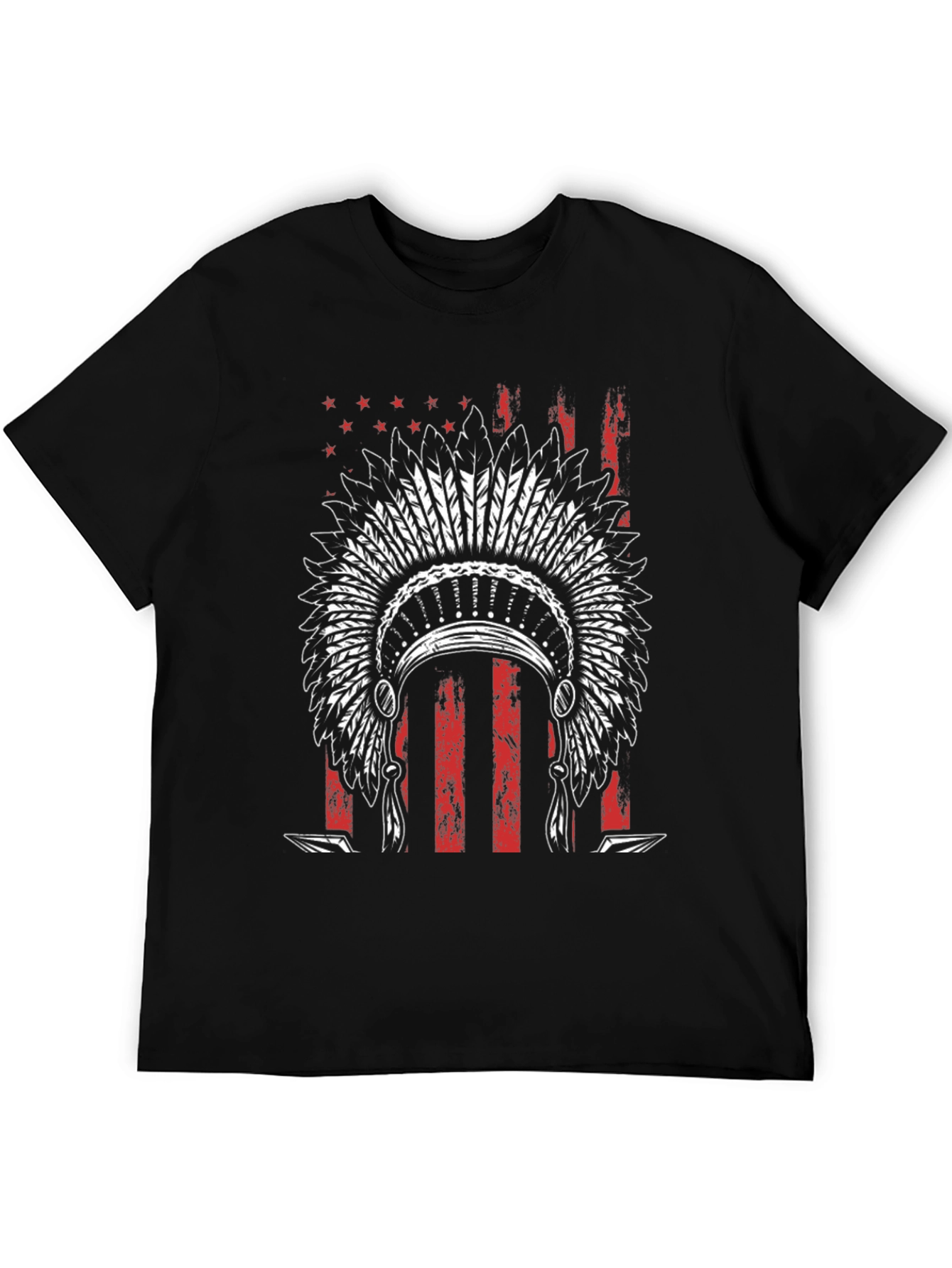 Native American Chief Headdress T-Shirt