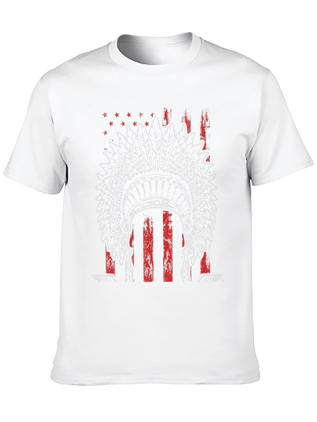 Native American Chief Headdress T-Shirt
