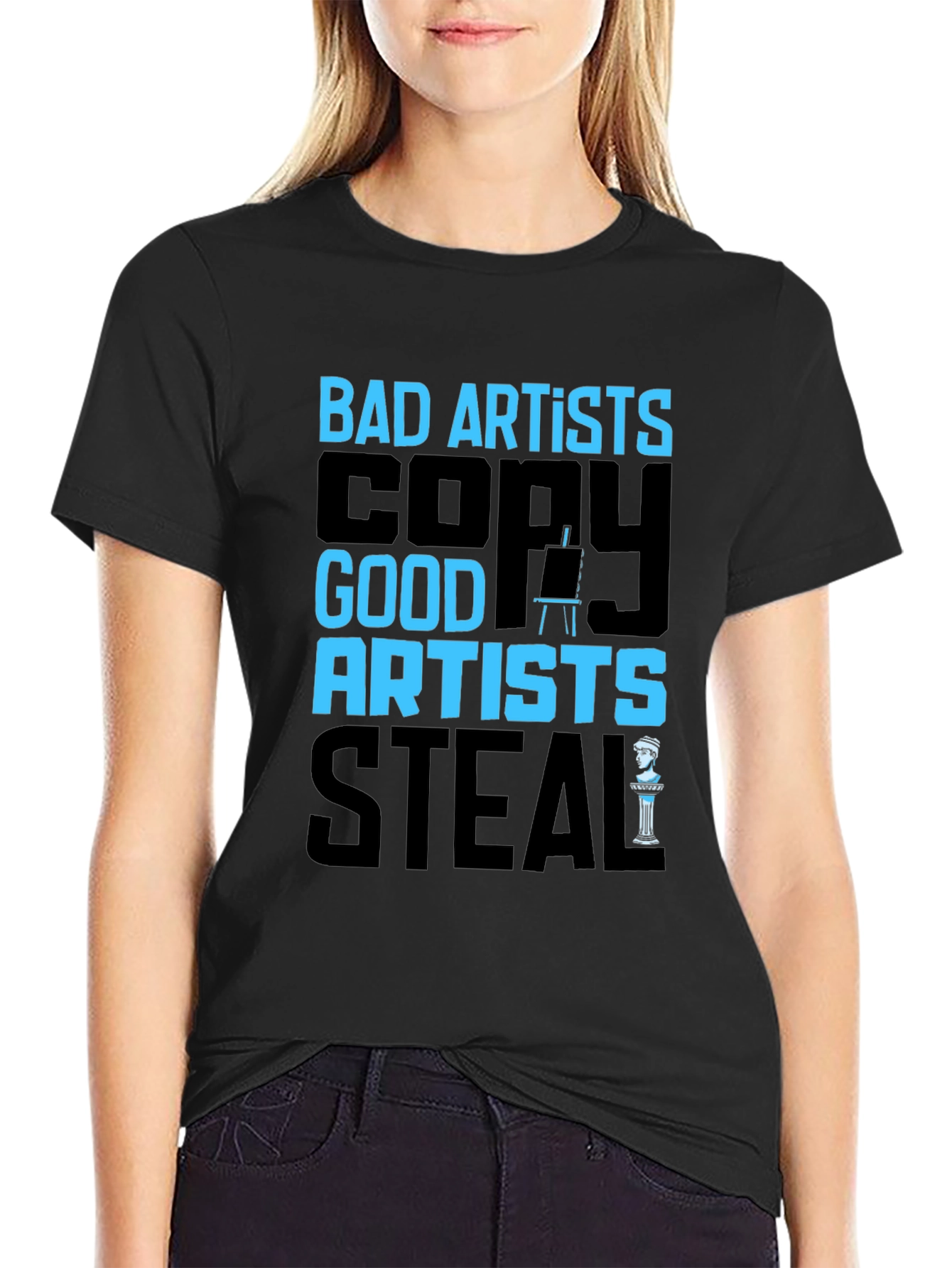 Bad Artists Copy T-Shirt - Good Artists Steal