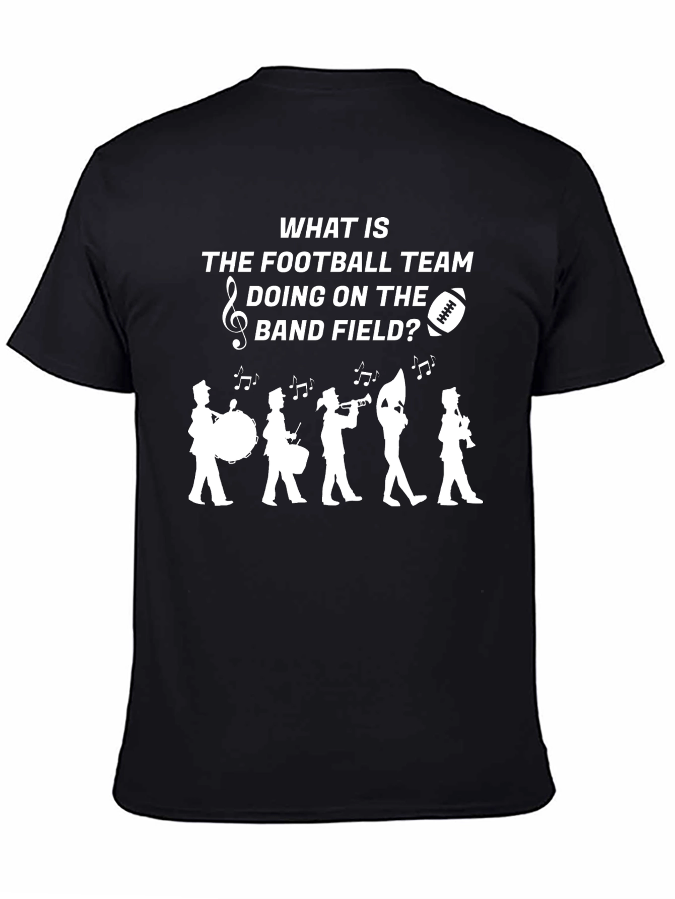Football Team on the Band Field T-Shirt