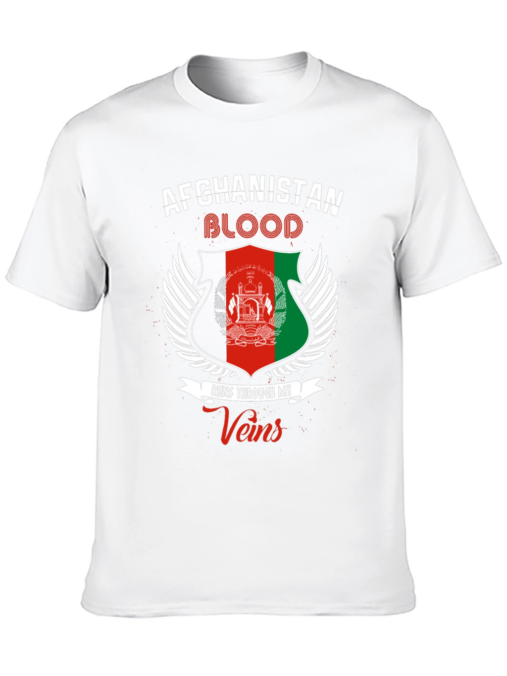 Afghanistan Blood Runs Through My Veins T-Shirt