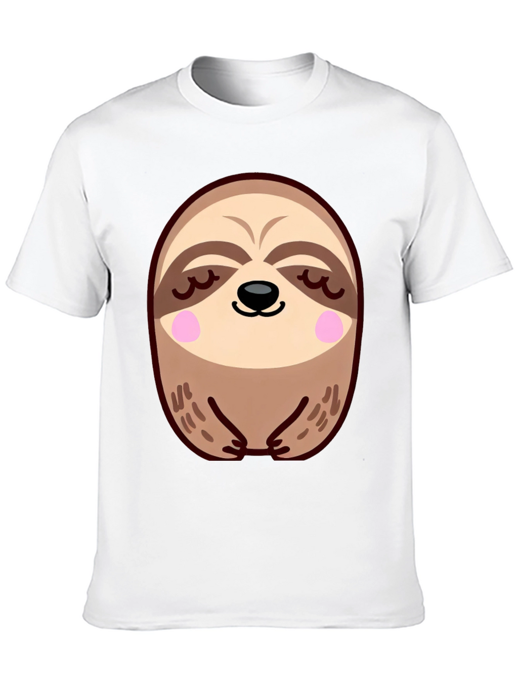 Cute Sloth Graphic Tee - Relaxed Fit