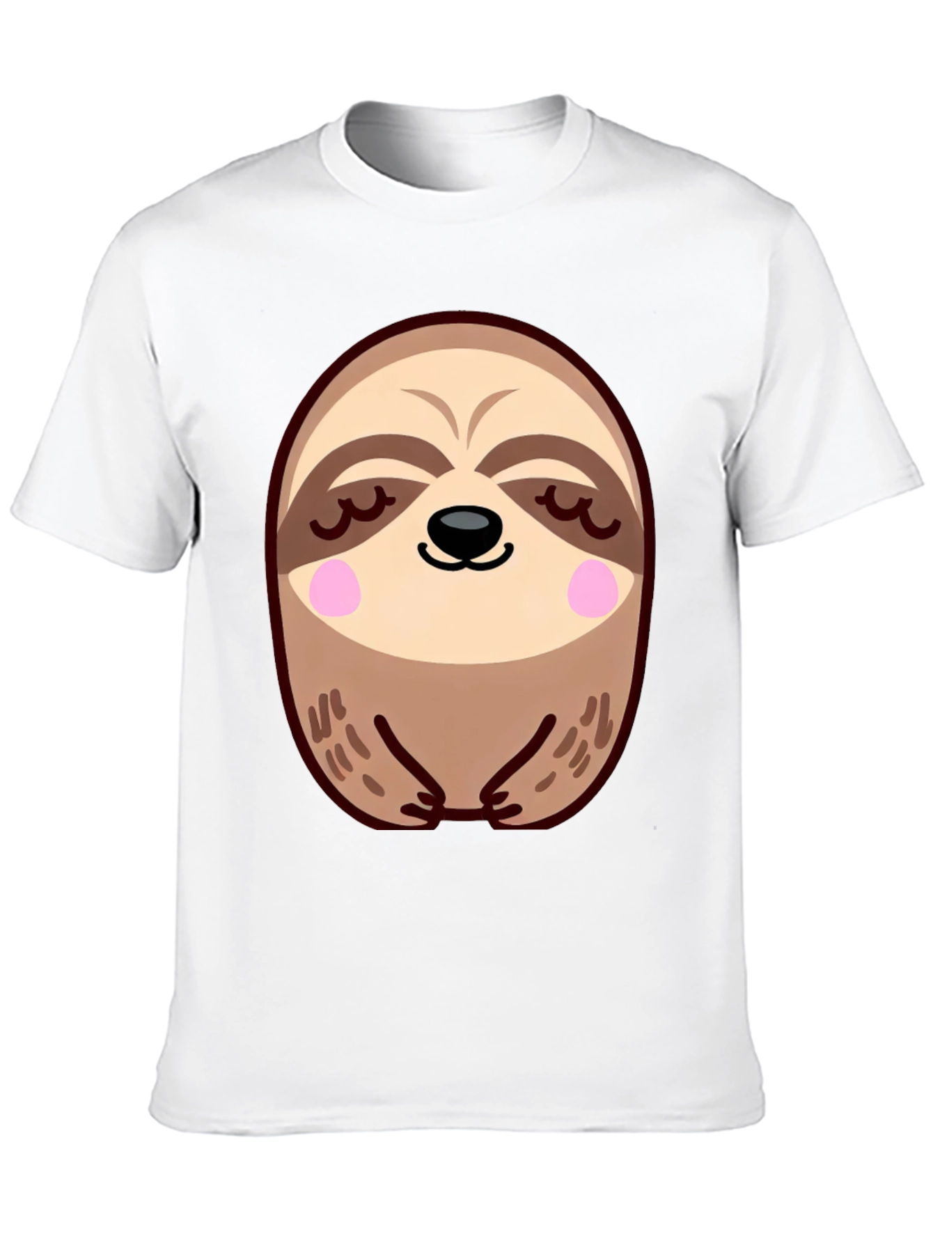 Cute Sloth Graphic Tee - Relaxed Fit