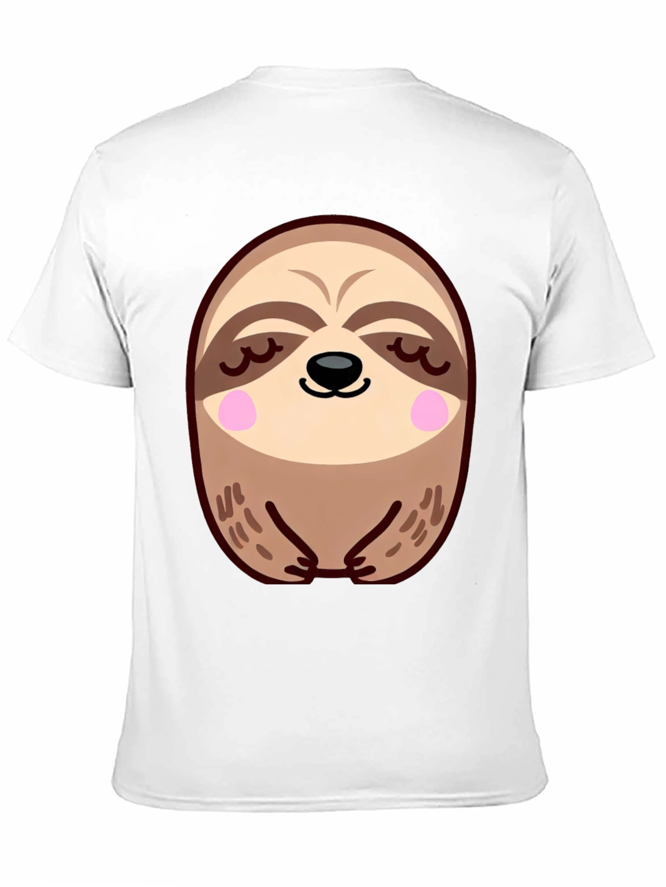 Cute Sloth Graphic Tee - Relaxed Fit