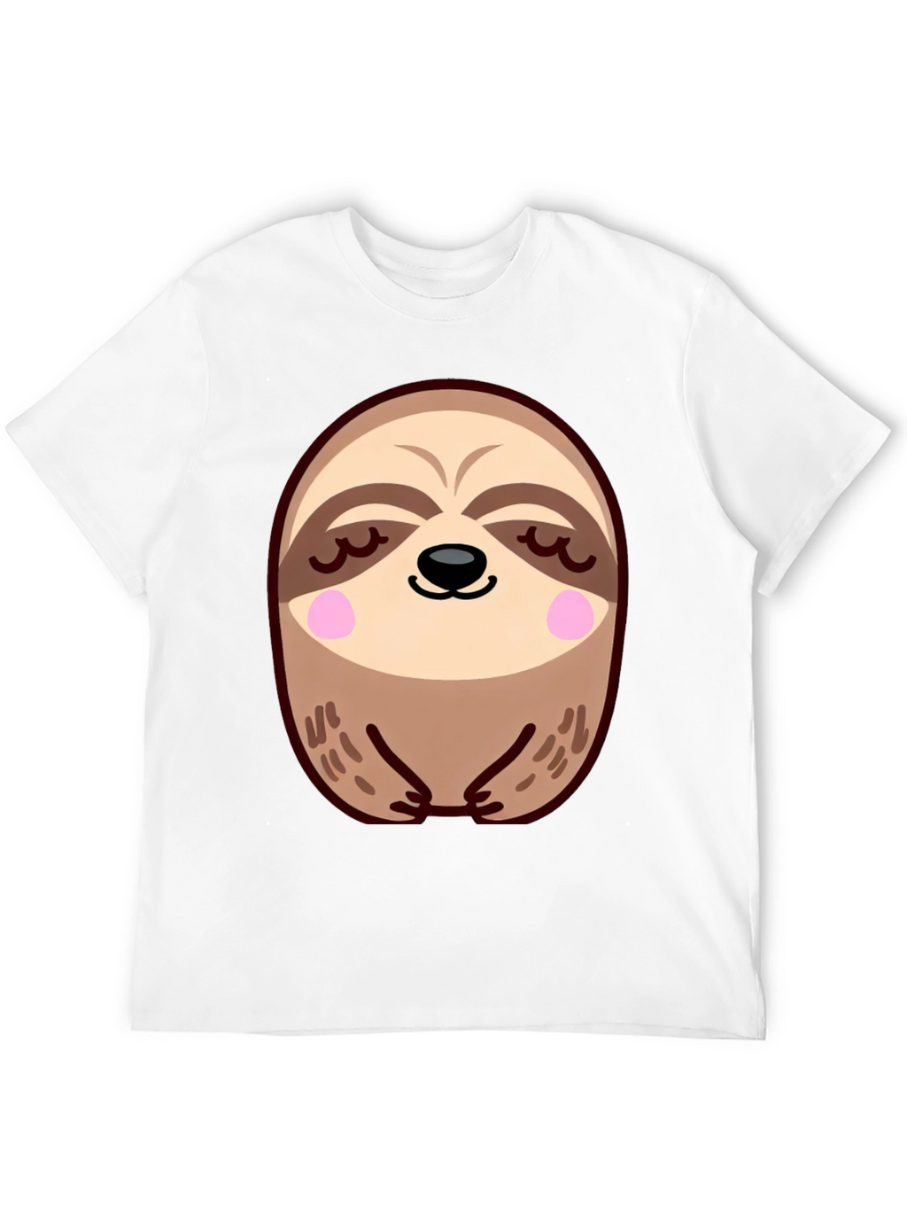 Cute Sloth Graphic Tee - Relaxed Fit