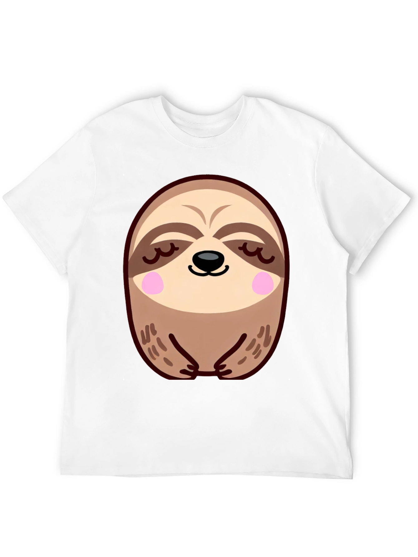 Cute Sloth Graphic Tee - Relaxed Fit