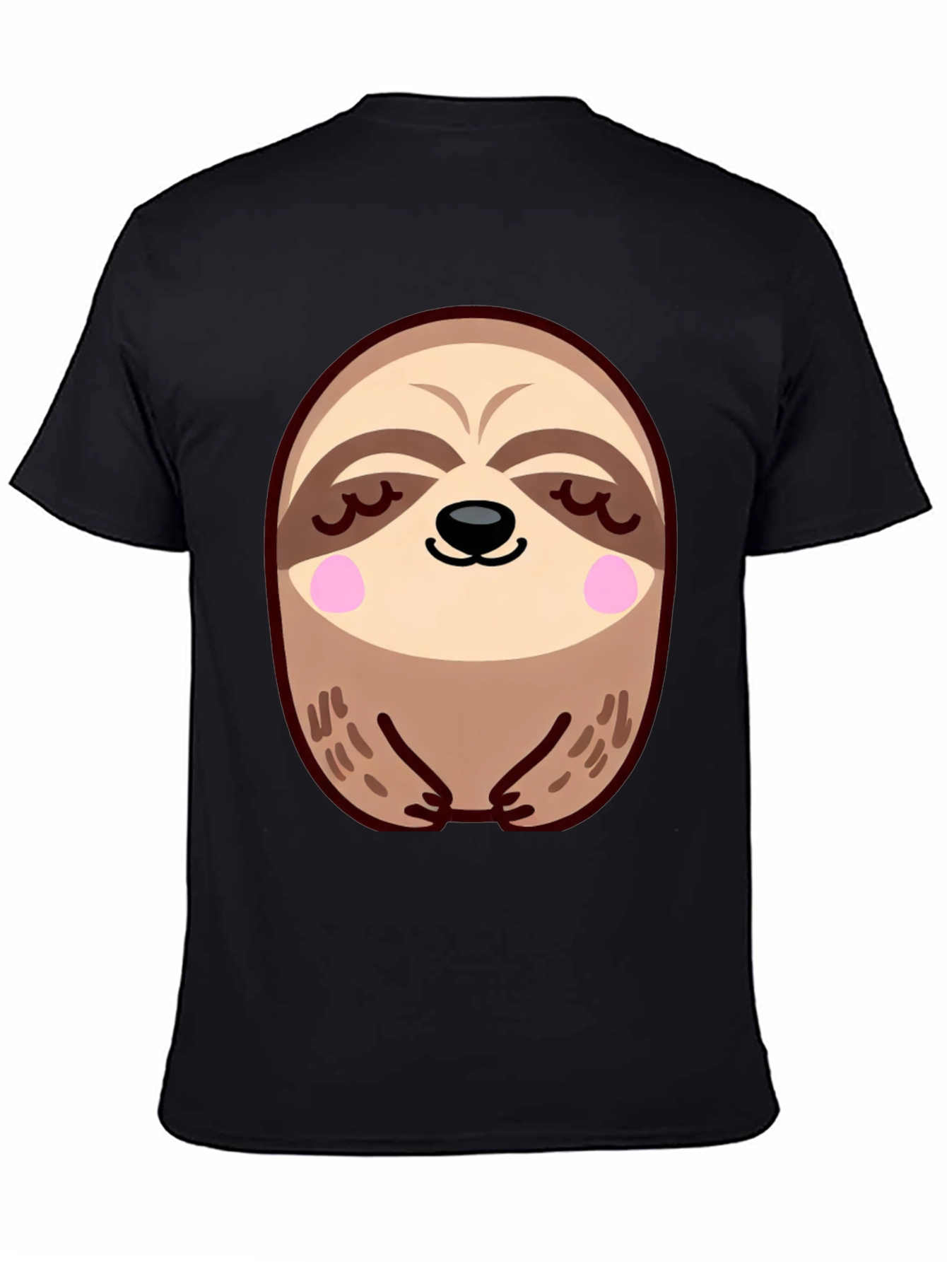 Cute Sloth Graphic Tee - Relaxed Fit