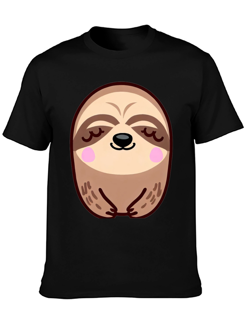 Cute Sloth Graphic Tee - Relaxed Fit