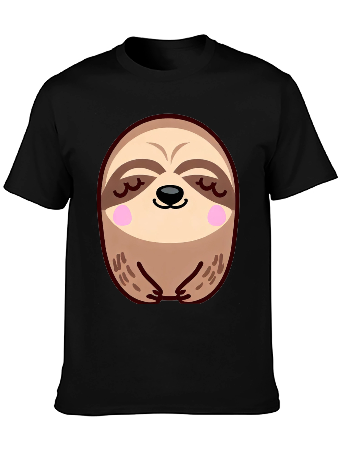 Cute Sloth Graphic Tee - Relaxed Fit