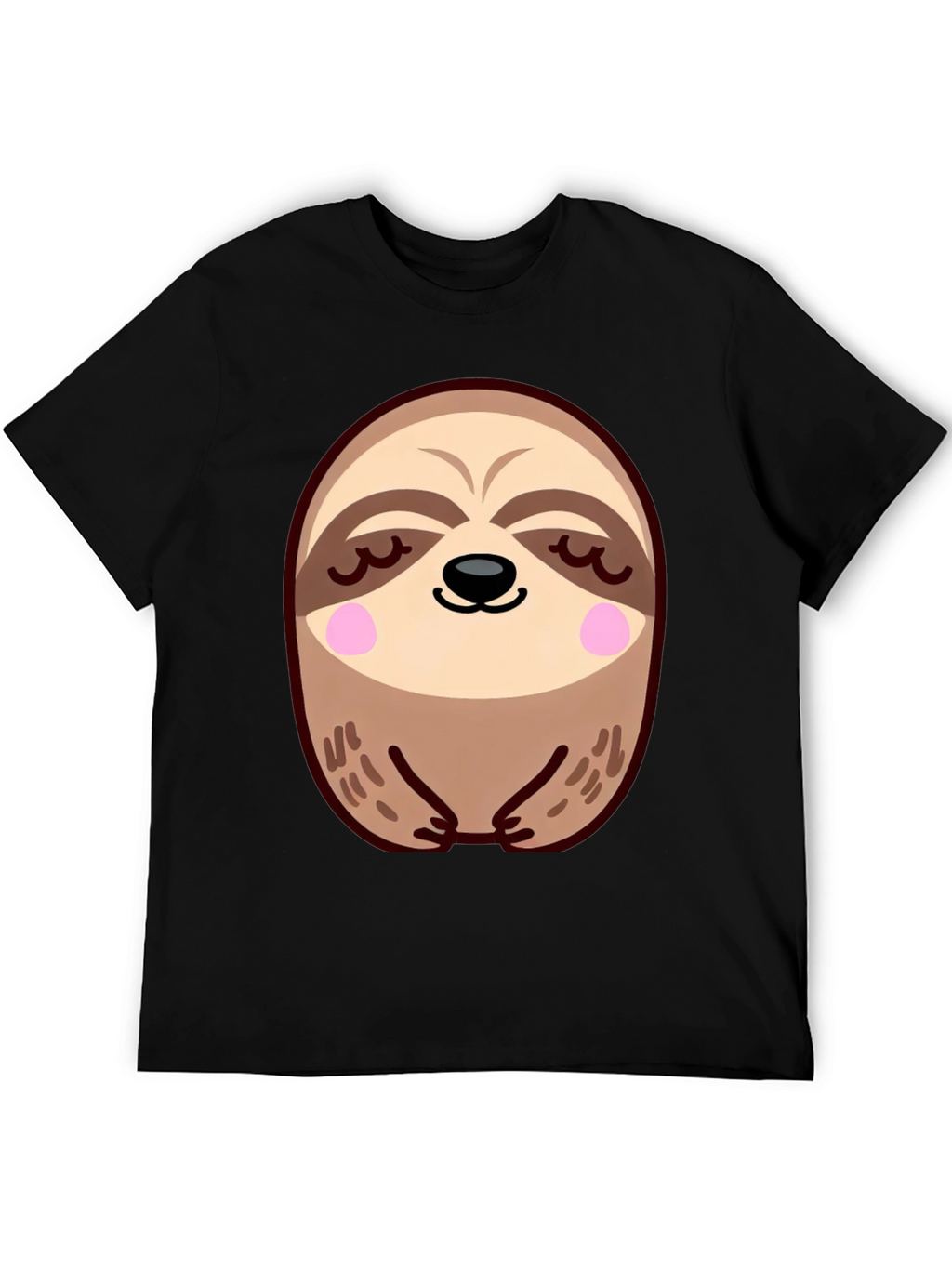 Cute Sloth Graphic Tee - Relaxed Fit