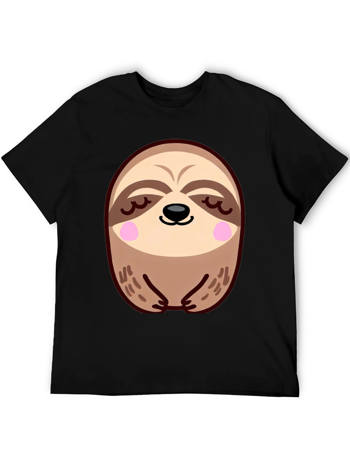 Cute Sloth Graphic Tee - Relaxed Fit
