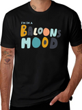 Balloon Mood Black Graphic Tee