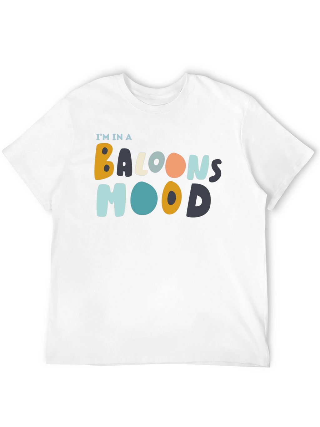 Balloon Mood Black Graphic Tee