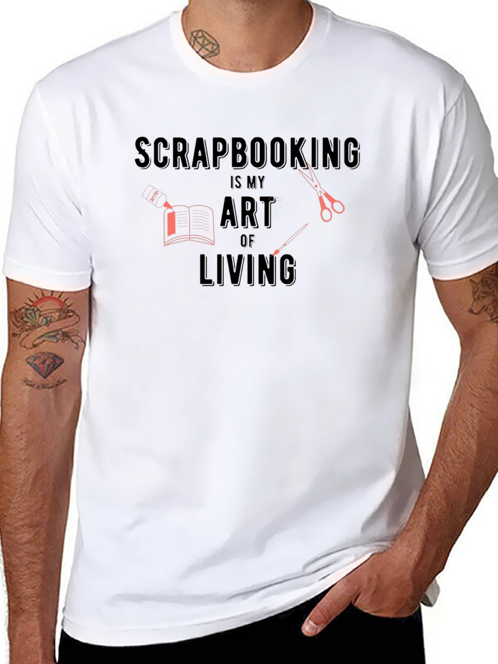 Scrapbooking Art of Living Graphic T-Shirt