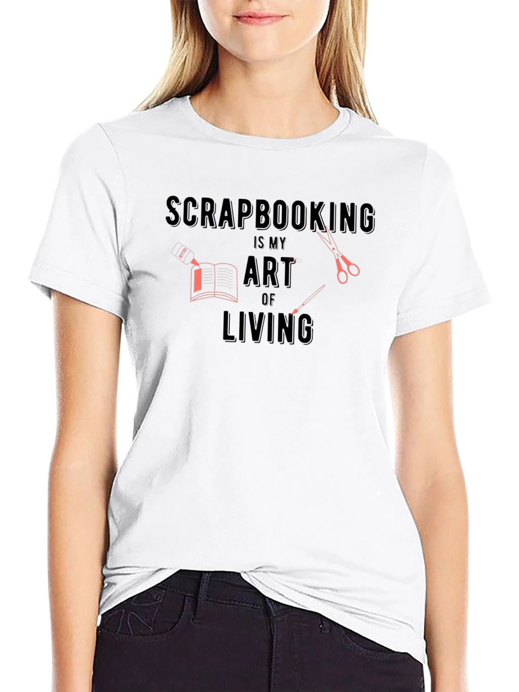 Scrapbooking Art of Living Graphic T-Shirt