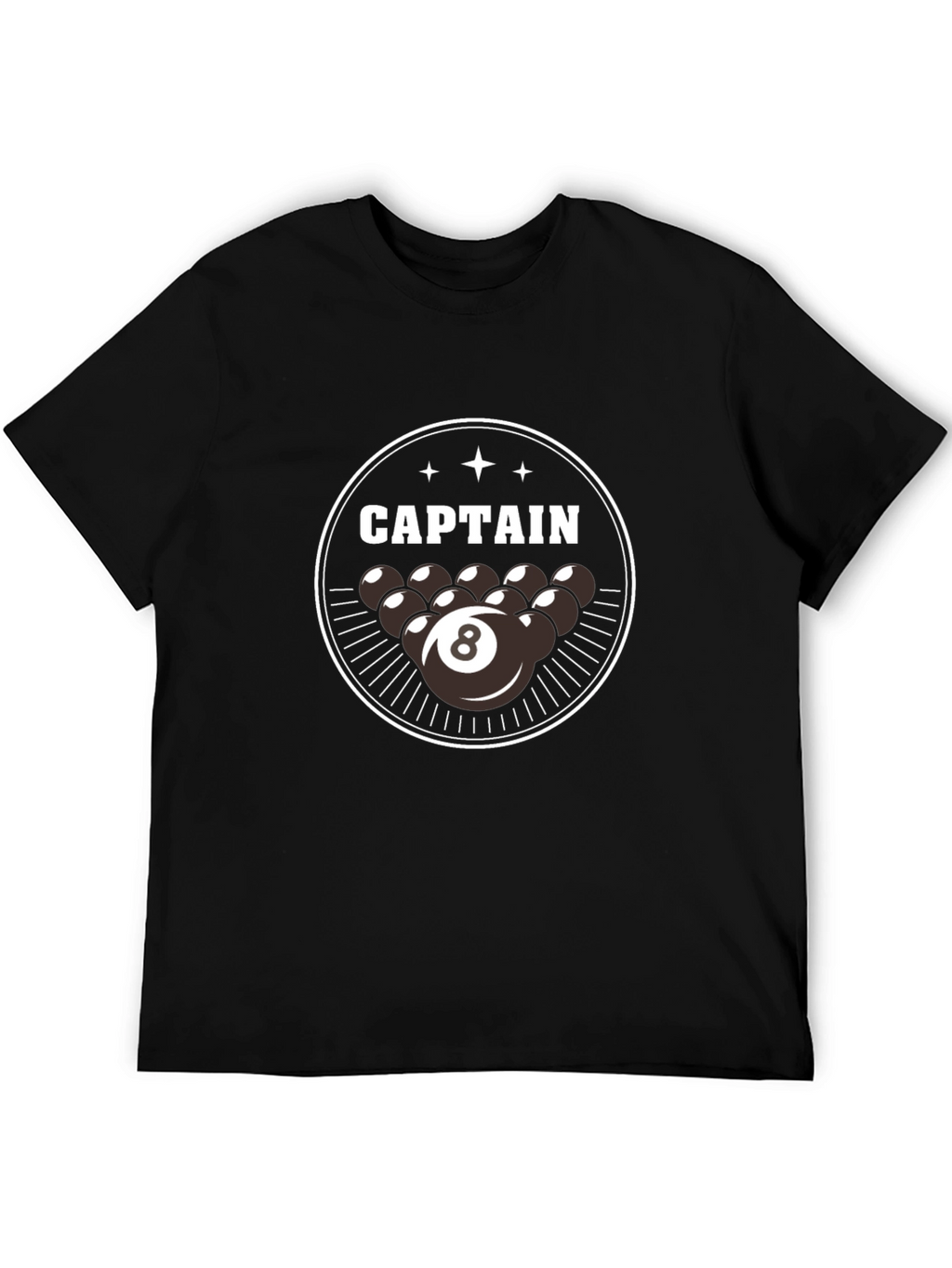 Captain 8-Ball Graphic T-Shirt