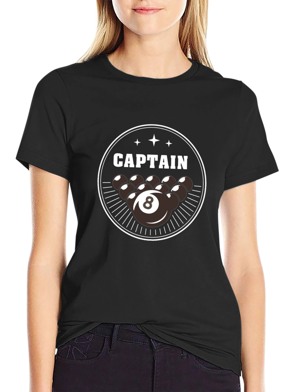 Captain 8-Ball Graphic T-Shirt