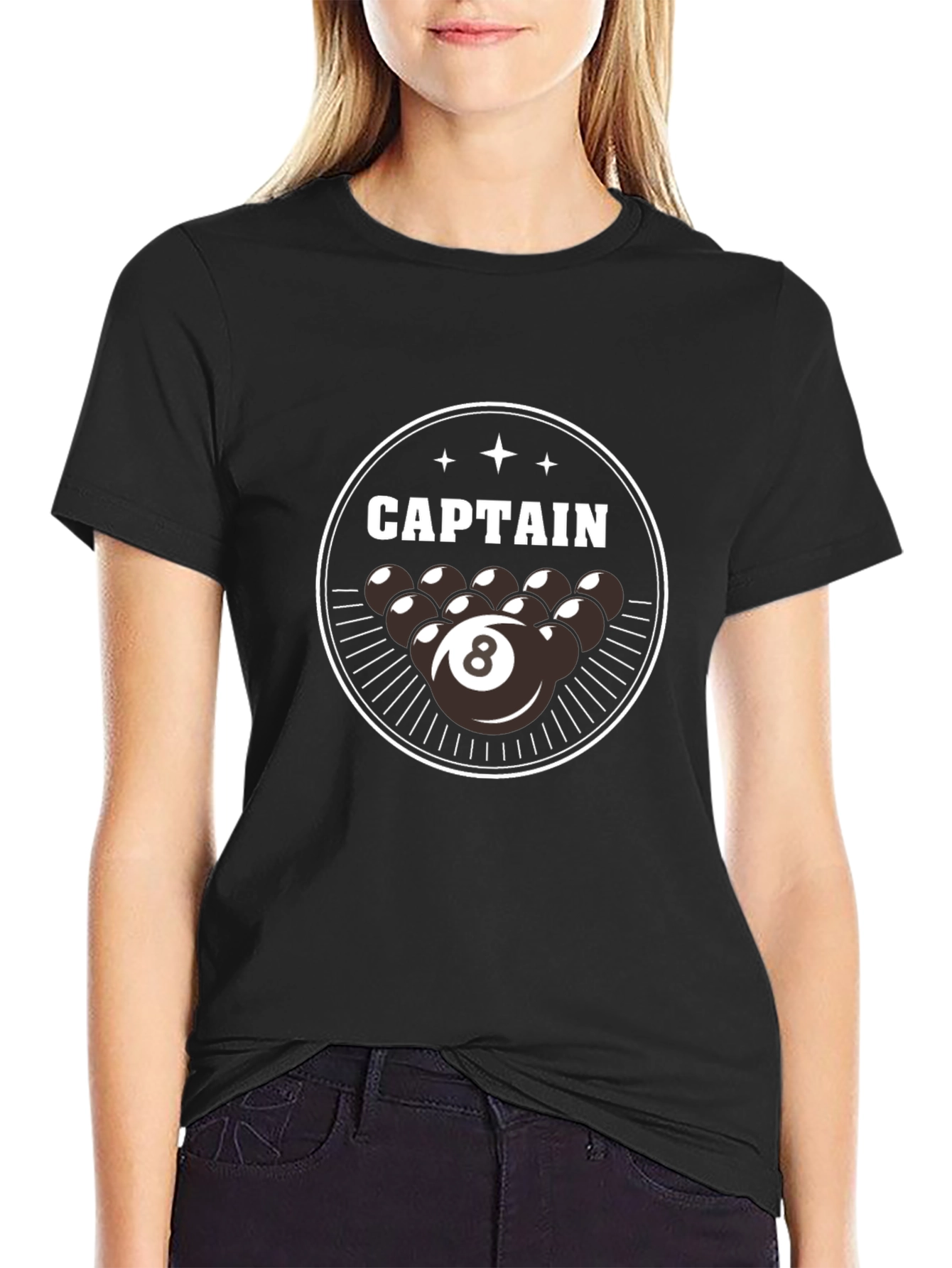 Captain 8-Ball Graphic T-Shirt