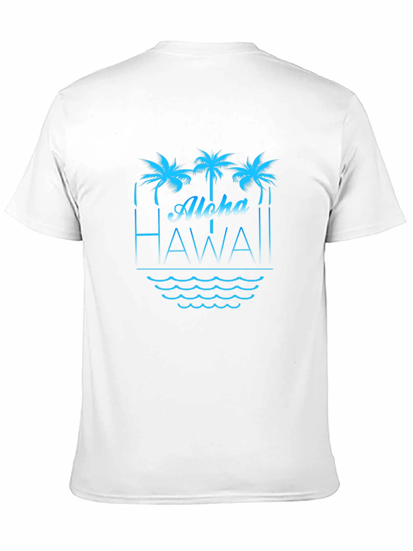 Aloha Hawaii T-Shirt Palm Tree Graphic