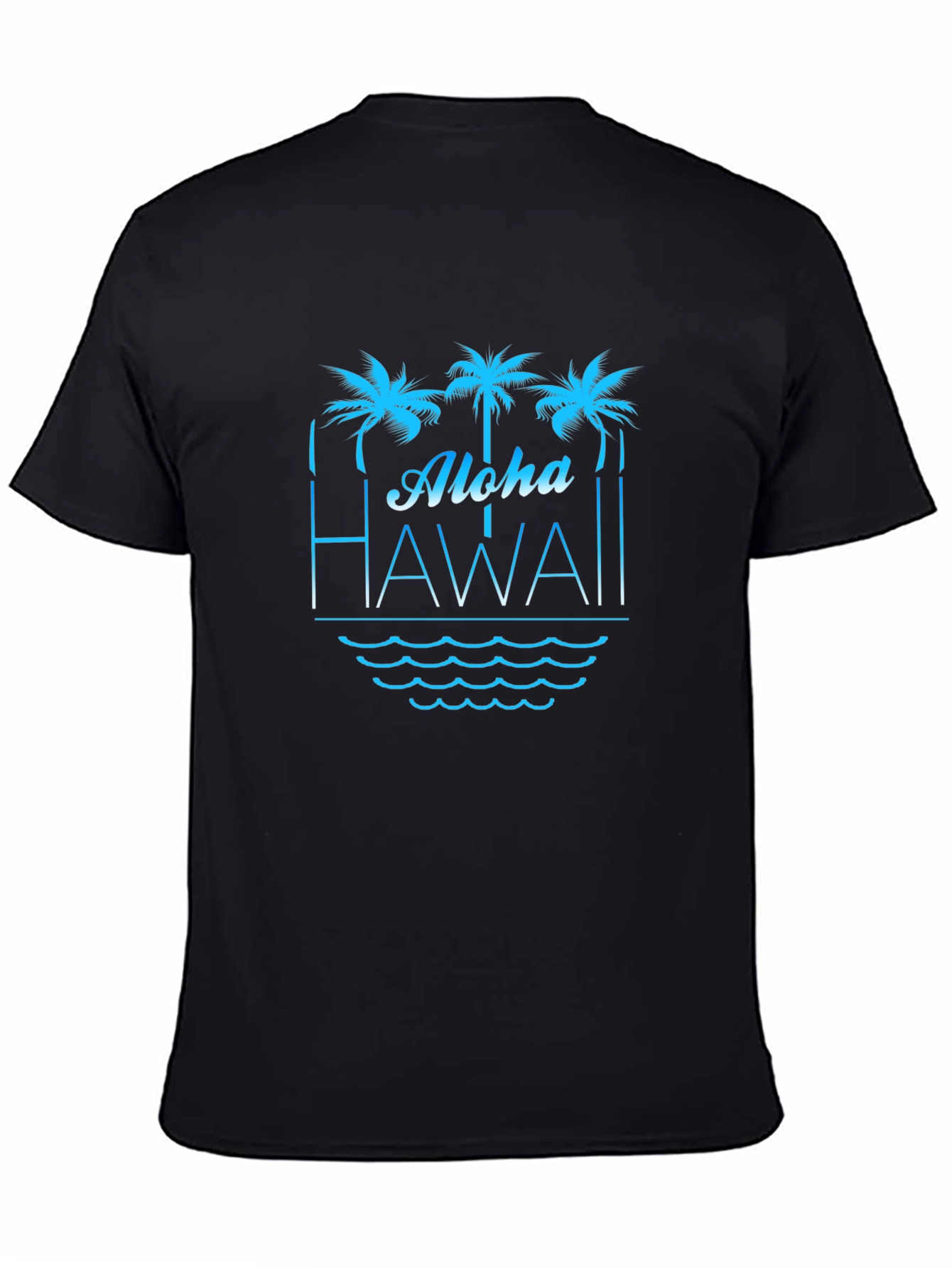 Aloha Hawaii T-Shirt Palm Tree Graphic