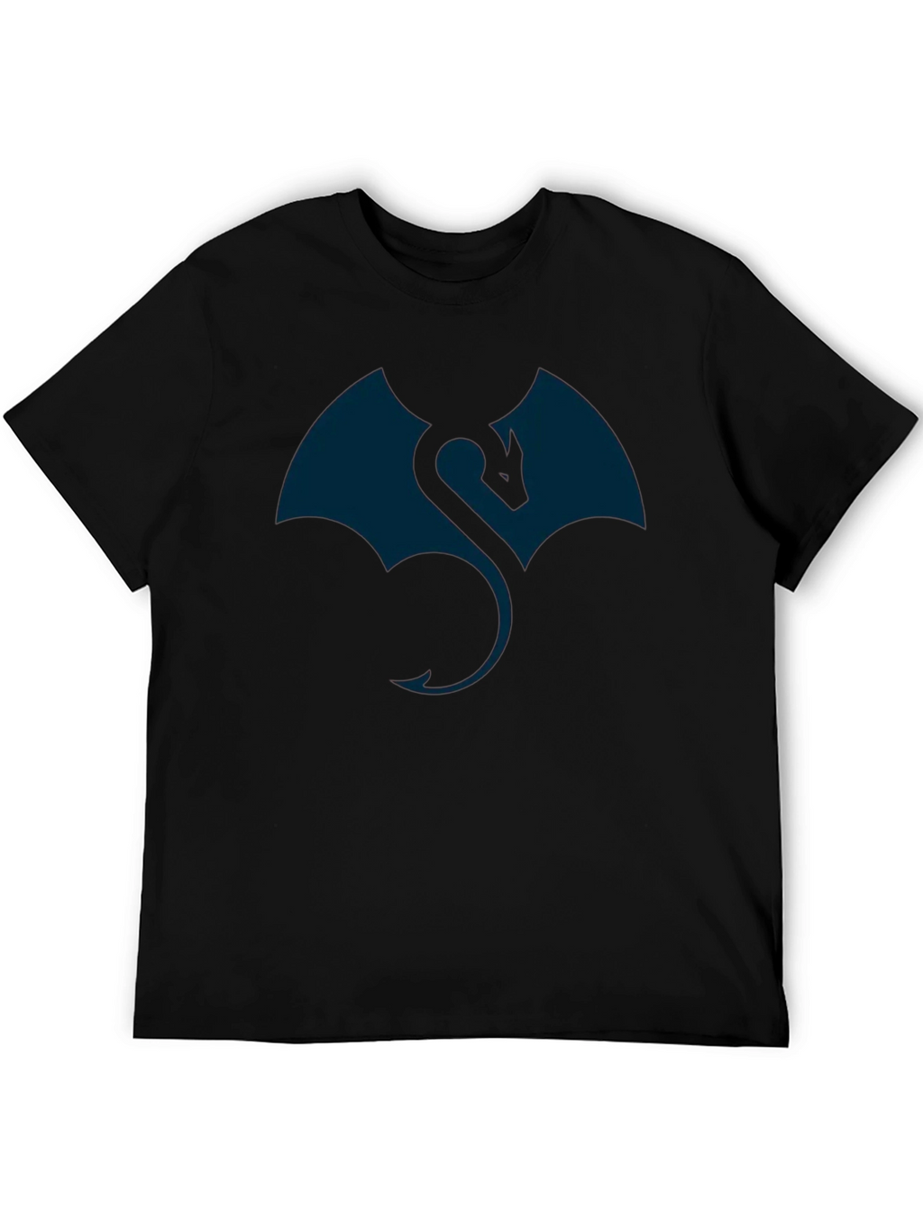 Dragon Graphic Black T-Shirt for Men