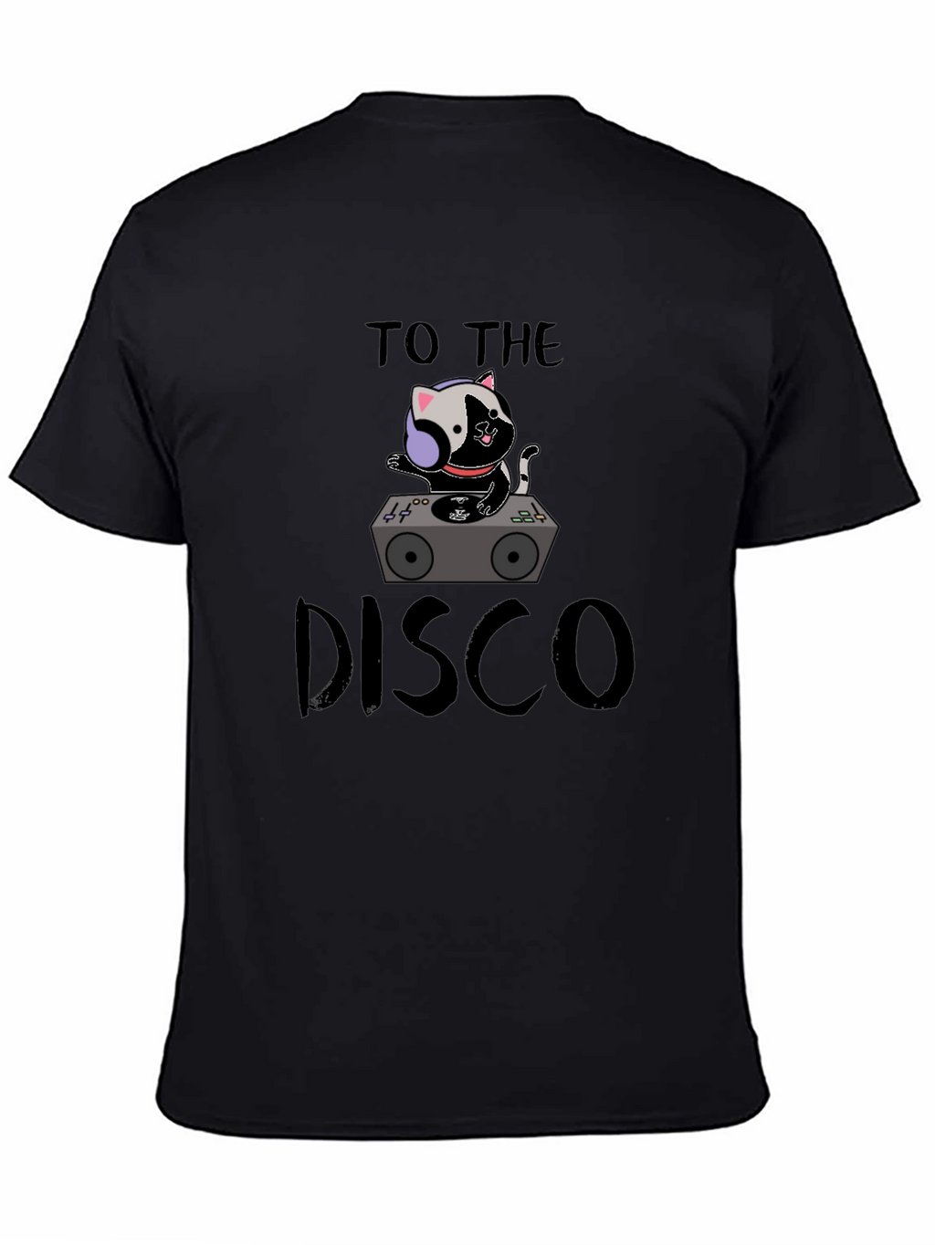 DJ Cat Disco T-Shirt - Cool Graphic Tee