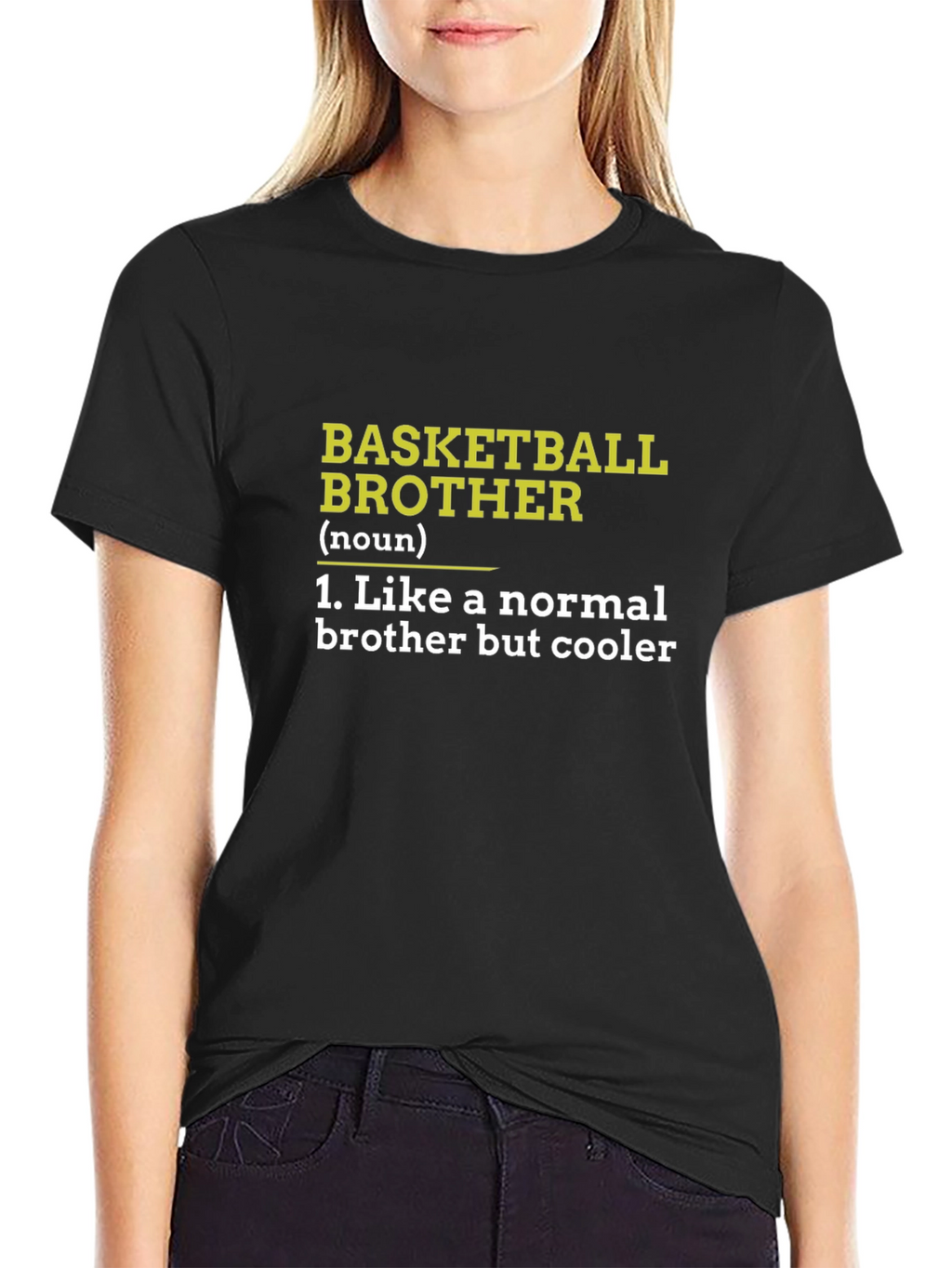 Basketball Brother Graphic Tee - Cool Brother Gift