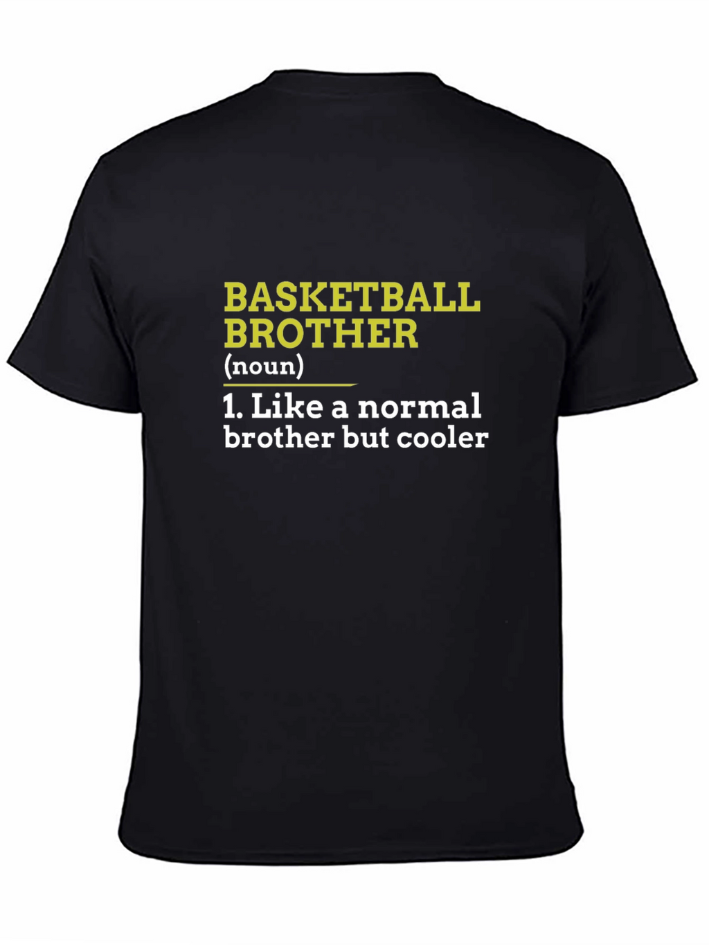 Basketball Brother Graphic Tee - Cool Brother Gift