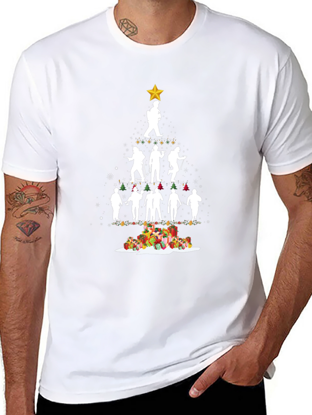 Military Christmas Tree T-Shirt