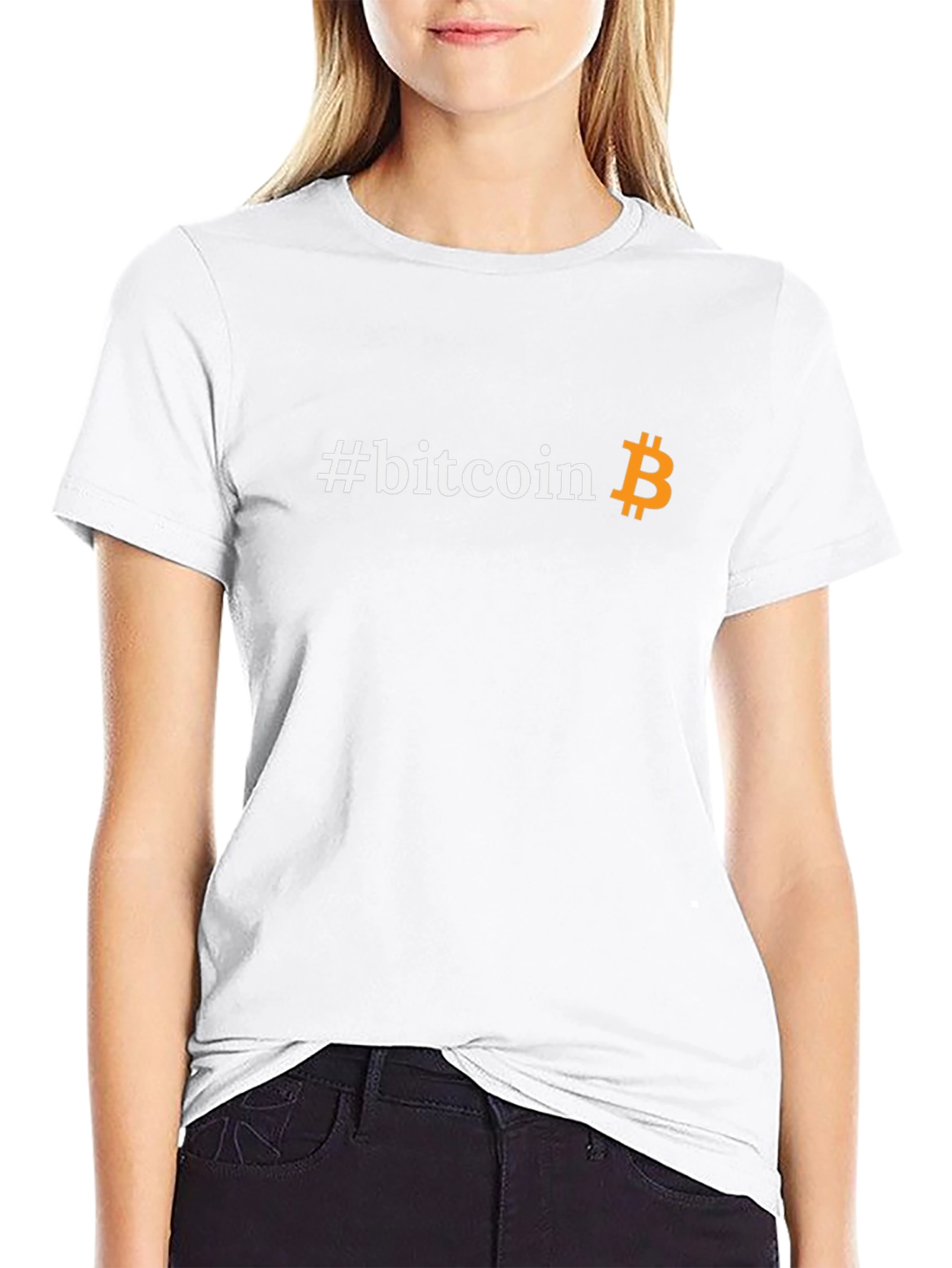 Bitcoin Hashtag T-Shirt - Crypto Fan Apparel