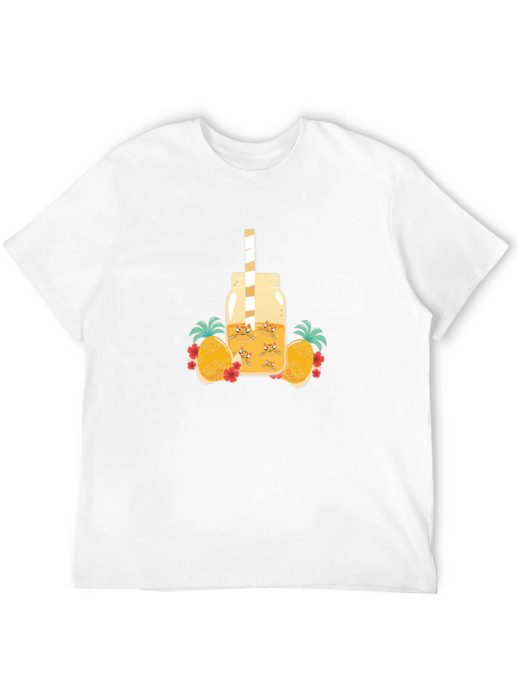 Pineapple Juice Cat T-Shirt
