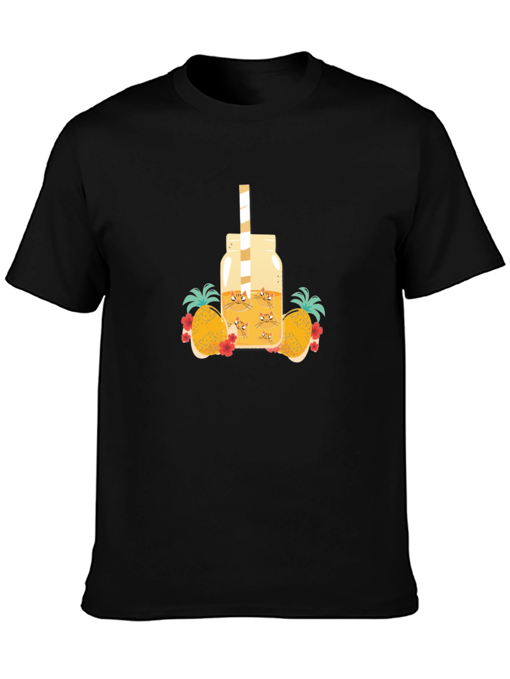 Pineapple Juice Cat T-Shirt