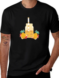 Pineapple Juice Cat T-Shirt