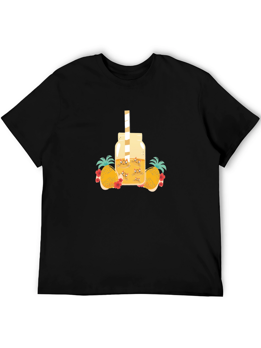Pineapple Juice Cat T-Shirt