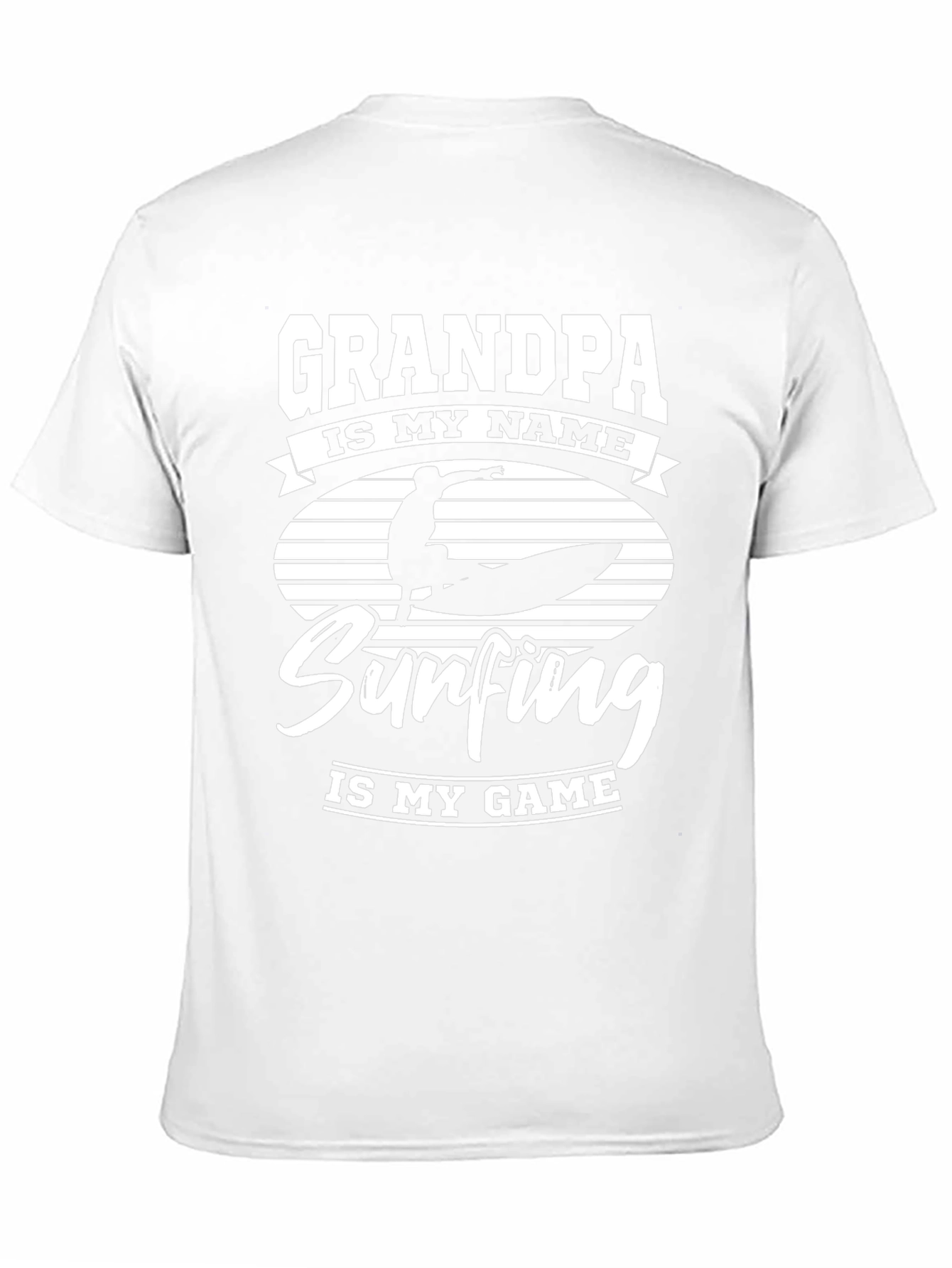 Grandpa Surfing T-Shirt: Is My Game