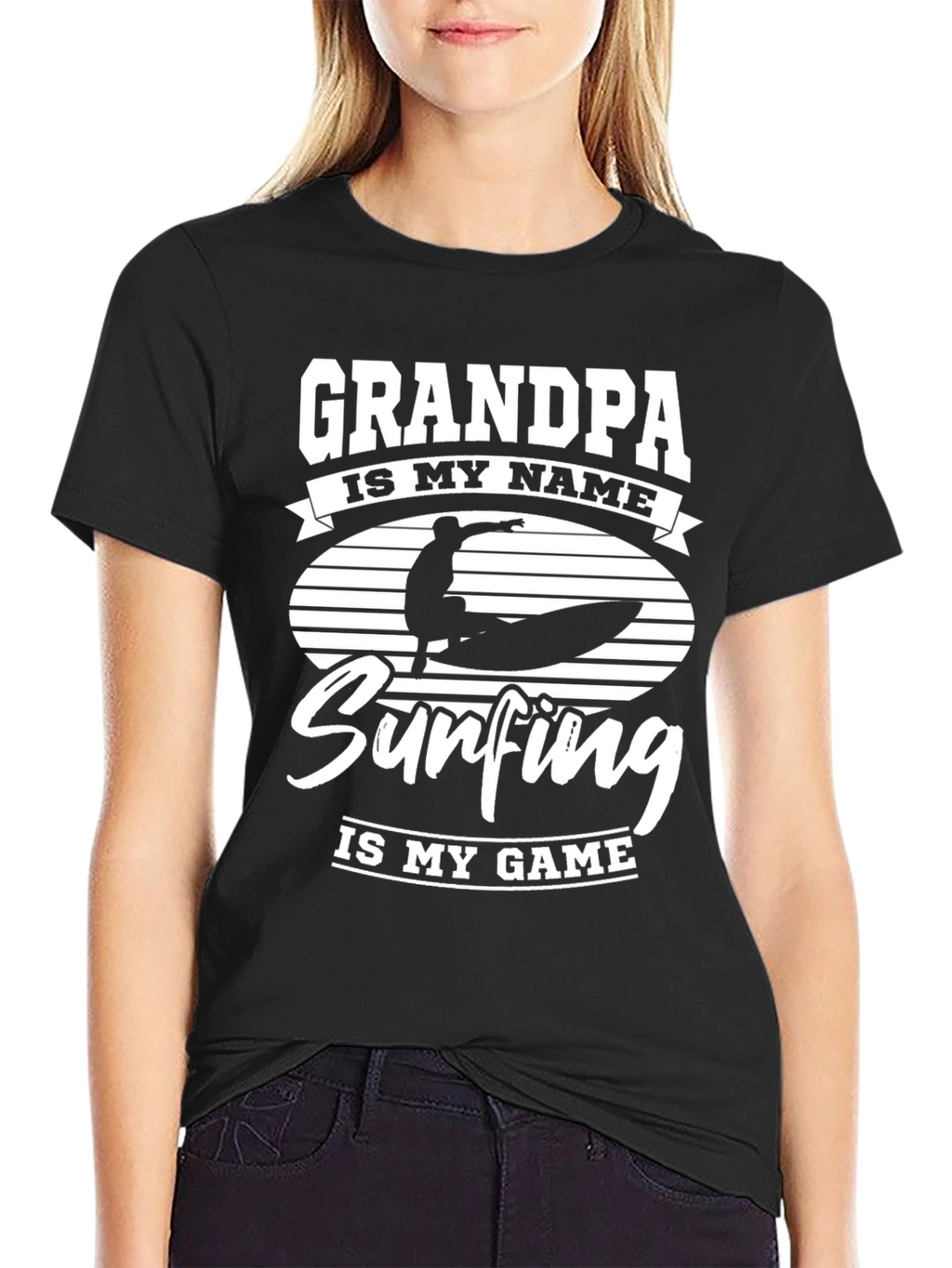 Grandpa Surfing T-Shirt: Is My Game
