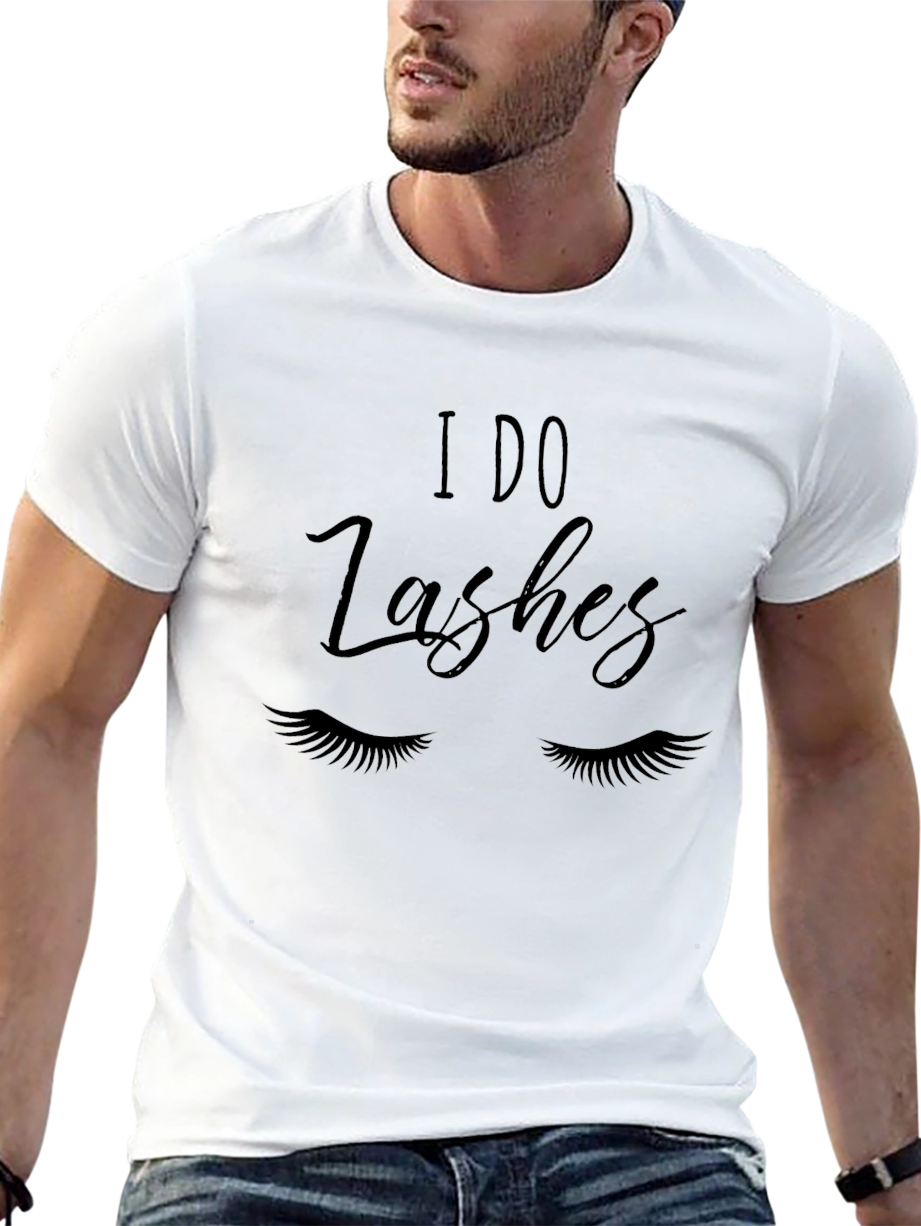 I DO Lashes Black Tee Shirt
