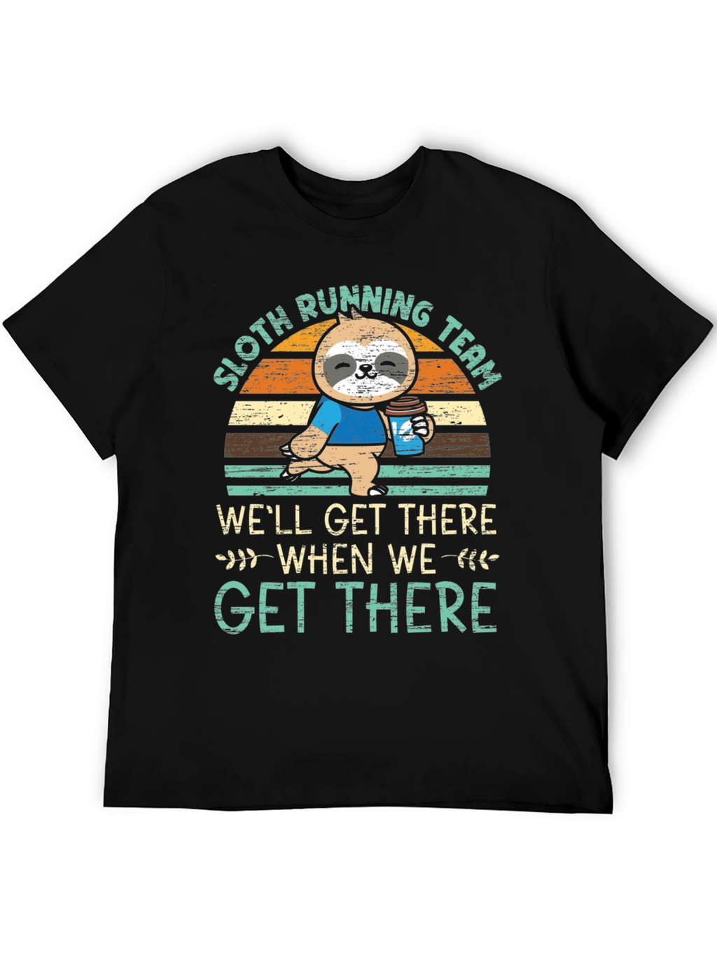 Sloth Running Team Graphic Tee