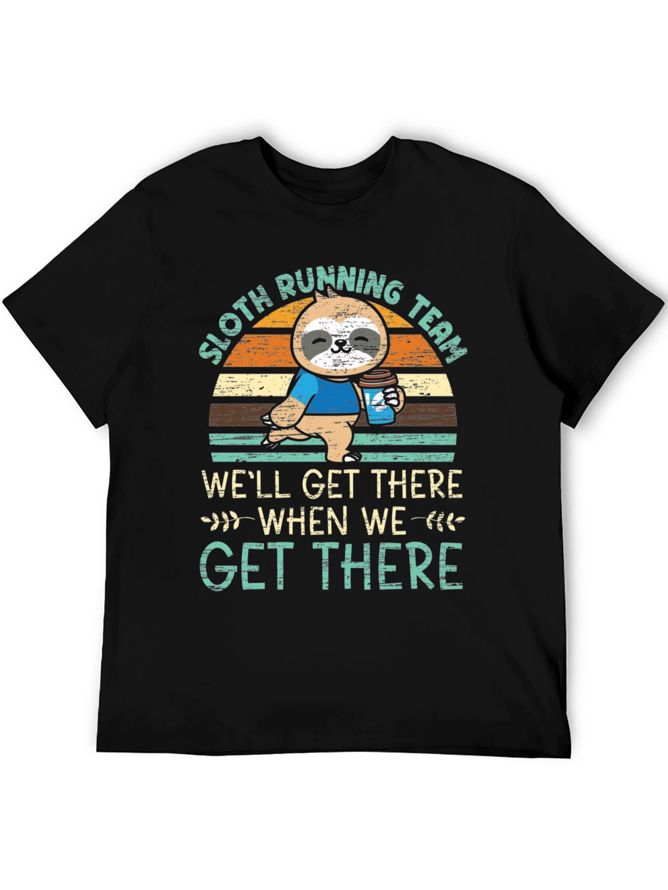 Sloth Running Team Graphic Tee